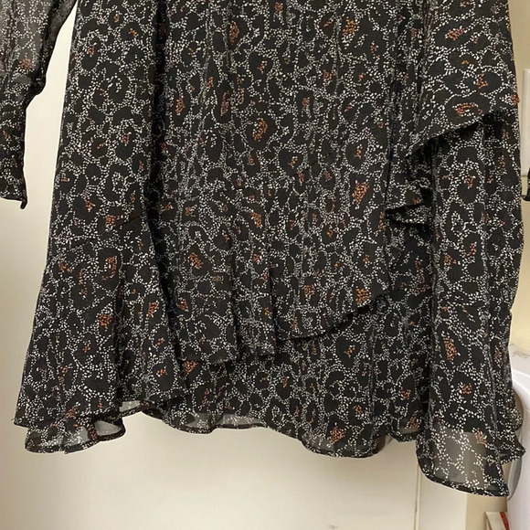 NWOT Cupcakes & Cashmere Amity Speckled Leopard Print Dress Small - Picture 3 of 6